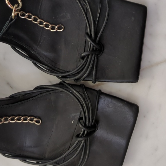 ALOHAS • Cactus Sandal in Total Black, size 39 / US 8 - Picture 4 of 9